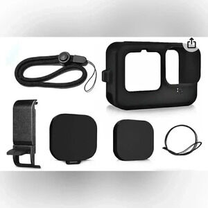 NIB FitStill Black Silicone Sleeve video Case Go Pro Hero 11 /Hero 10 /Hero 9